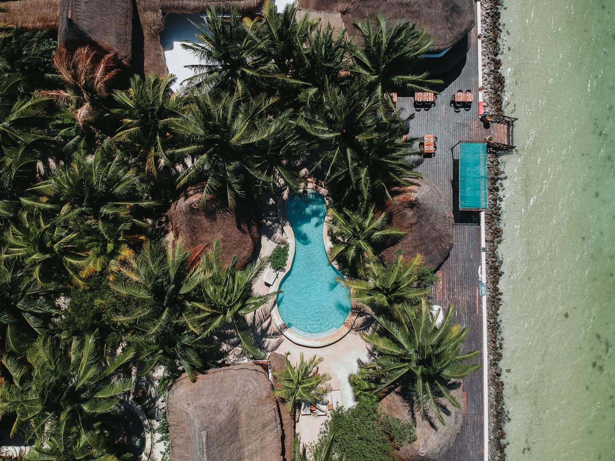Las Nubes De Holbox Exterior photo